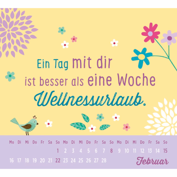 Groh Mini-Kalender 2026: Für mein Schwesterherz