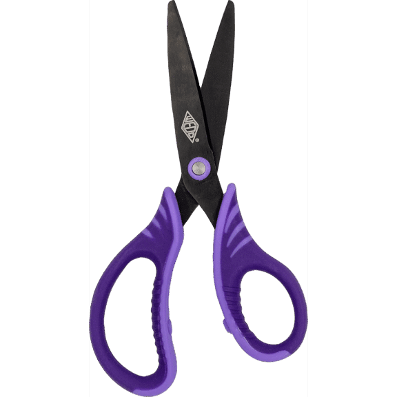 Schere Edelstahl Gripy 17,5 cm rund farbig