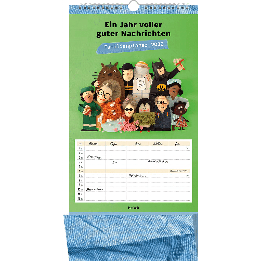 Pattloch Familienplaner 2026: Ein Jahr voller guter Nachrichten