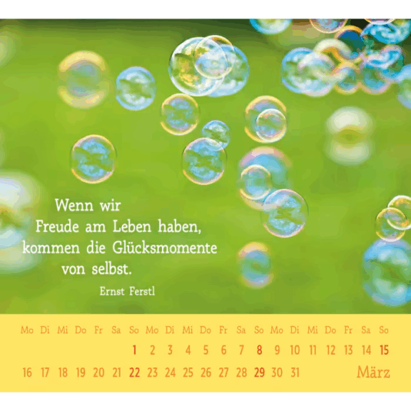 Groh Mini-Kalender 2026: Der kleine Glückskalender