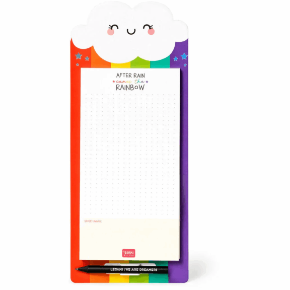 Legami Magnet-Notizblock - Don‘t Forget "Rainbow"