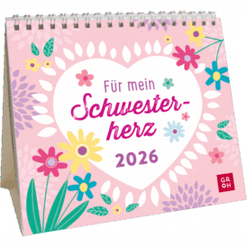 Groh Mini-Kalender 2026: Für mein Schwesterherz