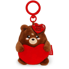 Legami Plüsch-Schlüsselanhänger - Super Soft! - Tiny "Teddy Bear"