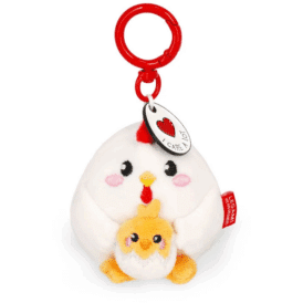 Legami Plüsch-Schlüsselanhänger - Super Soft! - Tiny "Hen"
