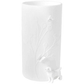 Räder Porzellangeschichten. Vase "Hund stehend"