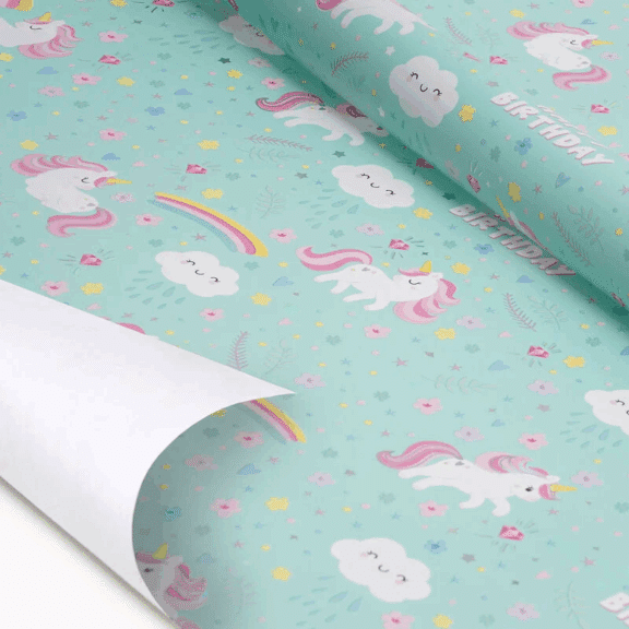 Legami Geschenkpapier "Unicorn-Motiv"