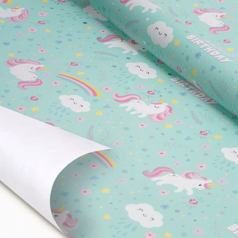 Legami Geschenkpapier "Unicorn-Motiv"