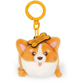 Legami Plüsch-Schlüsselanhänger - Super Soft! - Tiny "Corgi"