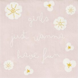 Räder Cocktailservietten "Girls just wanna have fun"