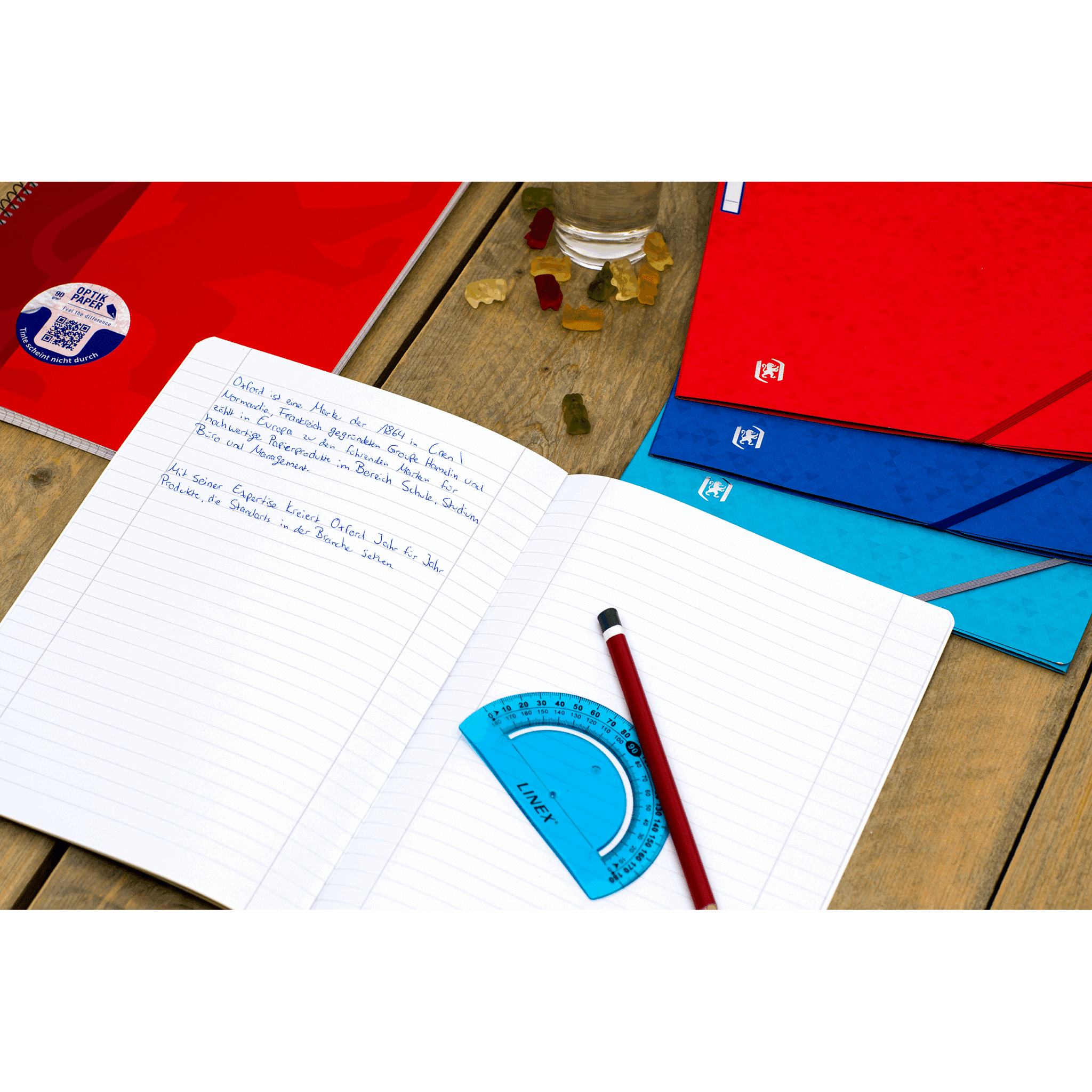 Oxford Collegeblock Lineatur 22 Kariert 80 Blatt