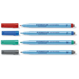 Staedtler Folienstift Lumocolor Correctable Stärke F