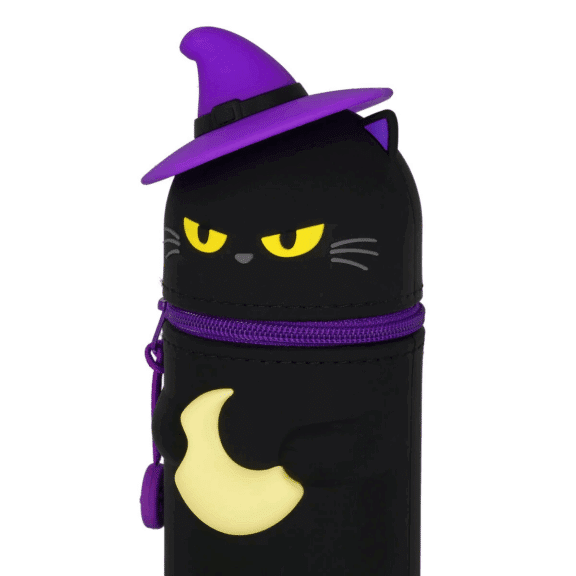 Legami 2-in-1-Federmäppchen aus Silikon - Kawaii "Halloween"