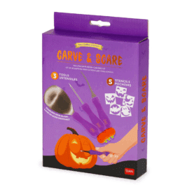 Legami Halloween -Kürbisschnitzset "Carve & Scare"