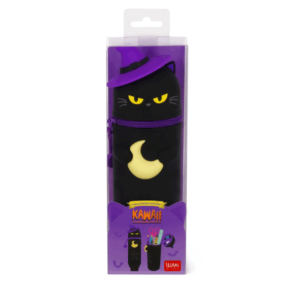 Legami 2-in-1-Federmäppchen aus Silikon - Kawaii "Halloween"