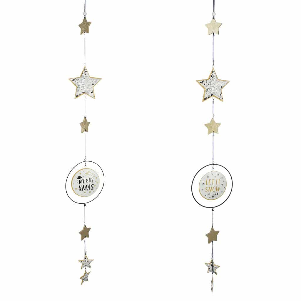 Gilde Girlande Stern, "Christmas Kiss" 2 Sprüche