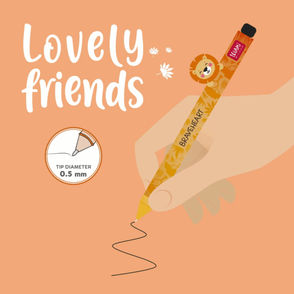 Legami Gelstift - Lovely Friends "Lion The King"