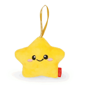 Legami Weihnachtsdekoration aus Plüsch - Star - Oh-Oh-Ohrnaments