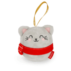 Legami Weihnachtsdekoration aus Plüsch - Kitty - Oh-Oh-Ohrnaments
