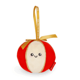 Legami Weihnachtsdekoration aus Plüsch - Ball - Oh-Oh-Ohrnaments