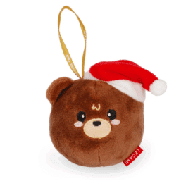 Legami Weihnachtsdekoration aus Plüsch - Teddy Bear - Oh-Oh-Ohrnaments