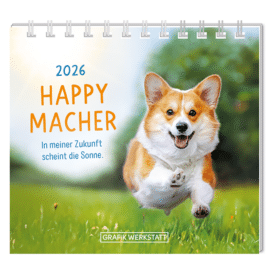 Grafik Werkstatt Mini Kalender Happy Macher 2026