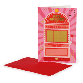 Legami Rubbellos-Glückwunschkarte "Love Jackpot"