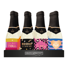 Grafik Werkstatt Perlwein Flasche 0,2 ml