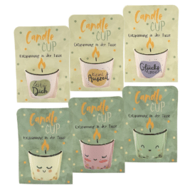 Hergo Candle Cup, Mini-Tassen mit Kerze