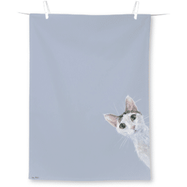 Ihr, Geschirrtuch "Cat Stella Light Blue"