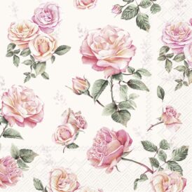 Ihr, Cocktail-Servietten "Beth Cream"