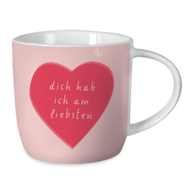 Grafik Werkstatt, Gute Laune Tasse "dich hab ich am liebsten"