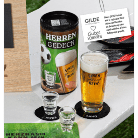 Gilde, Herrengedeck rund "Einer geht noch rein" Set 4tlg.
