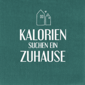 Räder, Lunchservietten "Kalorien suchen ein Zuhause"