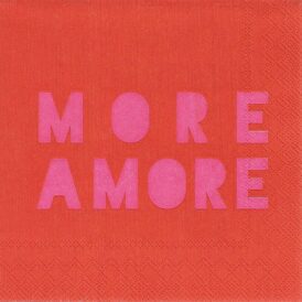 Räder Cocktailservietten "More Amore"