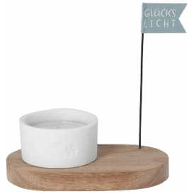 Räder, Geburtstagsgruß. Teelichthalter "Glückslicht"