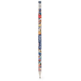 Legami, Bleistift aus Recyclingpapier "Travel Stickers"
