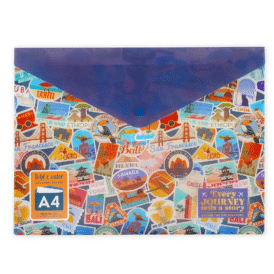 Legami, Dokumentenmappe - Fold & Order - "Travel Stickers"