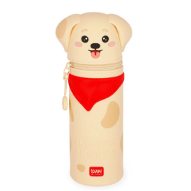 Legami 2-in-1-Federmäppchen aus Silikon - Kawaii "Golden"
