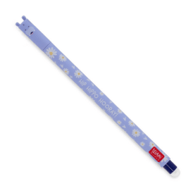 Legami Löschbarer Gelstift - Erasable Pen Hippo "Hip Hippo Hooray!"