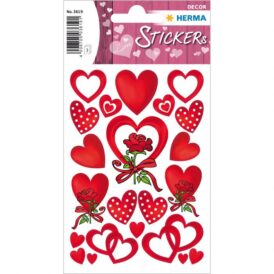 Herma Sticker DECOR Herzen & Rosen