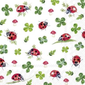 Ihr, Lunch-Servietten "Lucky Ladybugs"