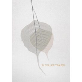 Räder Beileidskarte "In Stiller Trauer"