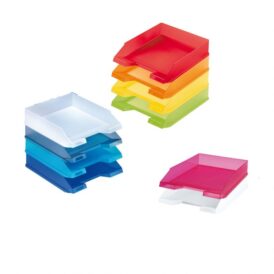 Herlitz Ablagekorb Briefkorb A4-C4 Classic Transluzent Kunststoff