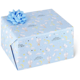 Legami Geschenkpapier "Baby Born-Boy-Motiv"