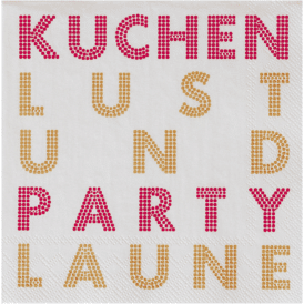 Räder Cocktailserviette "Kuchen Lust und ..."
