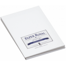 Rössler Paper Royal-Kartenmappe DIN A6 Weiß gerippt