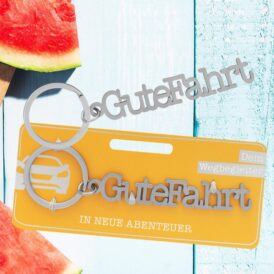 Sheepworld Schlüsselanhänger "Gute Fahrt"