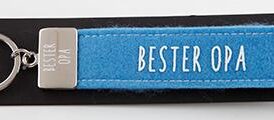 Depesche Glücksfilz Schlüsselband "Bester Opa“