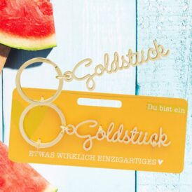 Sheepworld Schlüsselanhänger "Goldstück"