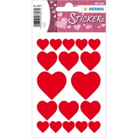 Herma Sticker DECOR Herzen Rot